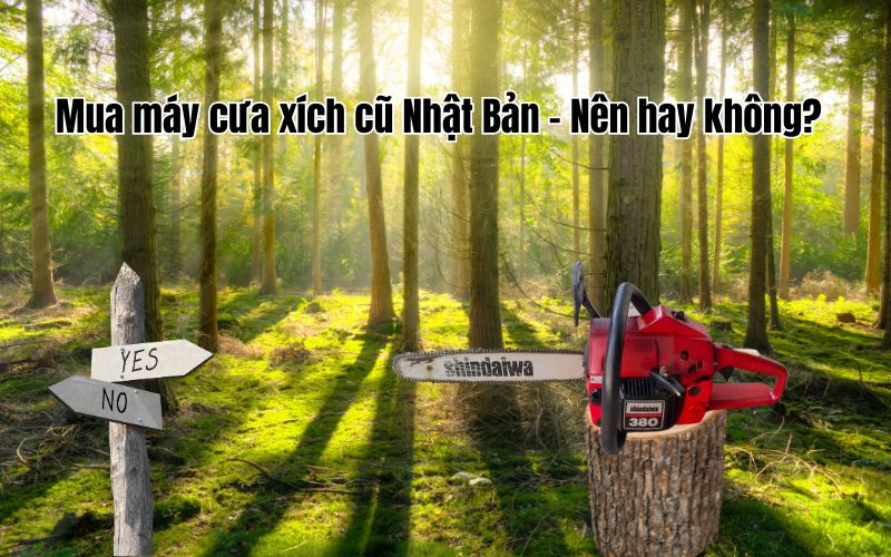 Mua máy cưa xích cũ Nhật Bản nên hay không