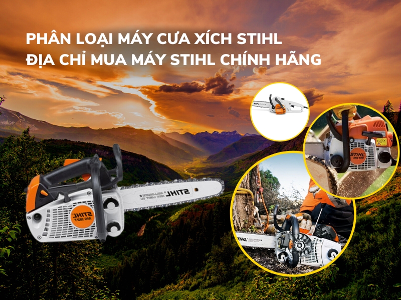 phân loại máy cưa xích Stihl