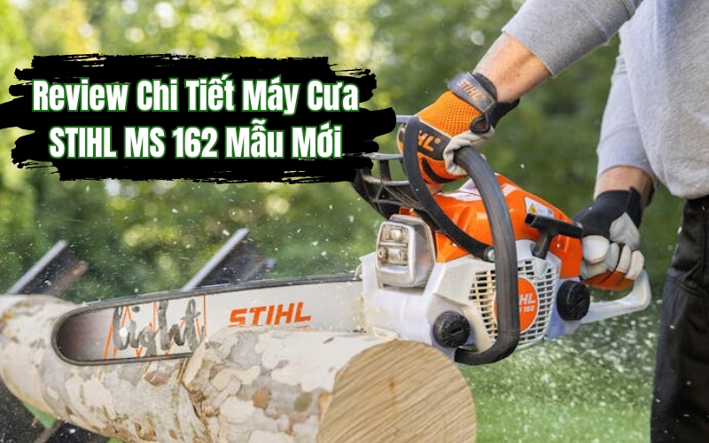 Review Chi Tiết Máy Cưa STIHL MS 162 Mẫu Mới