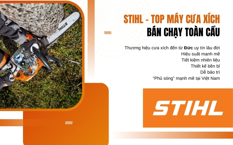 Stihl - Top máy cưa xích bán chạy toàn cầu