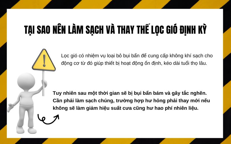 Tại sao nên làm sạch và thay thế lọc gió định kỳ