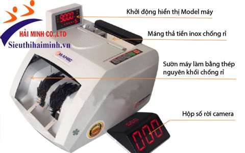 Máy đếm tiền Manic B-9000 chất lượng