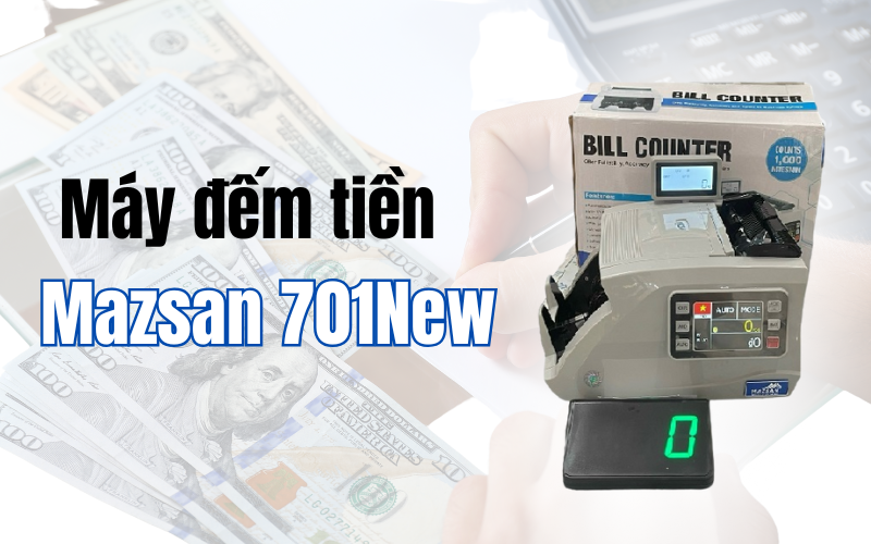Máy đếm tiền Mazsan 701New