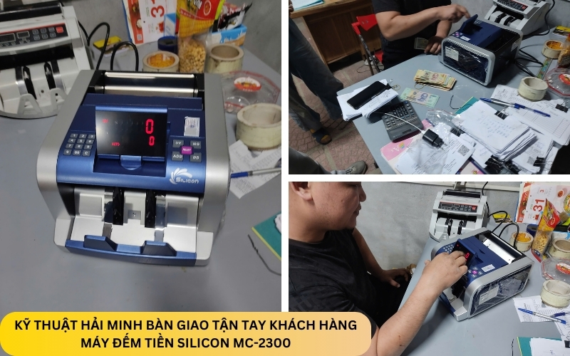 Máy đếm tiền Silicon MC-2300