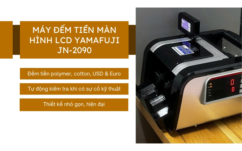 Máy đếm tiền màn hình LCD Yamafuji JN-2090