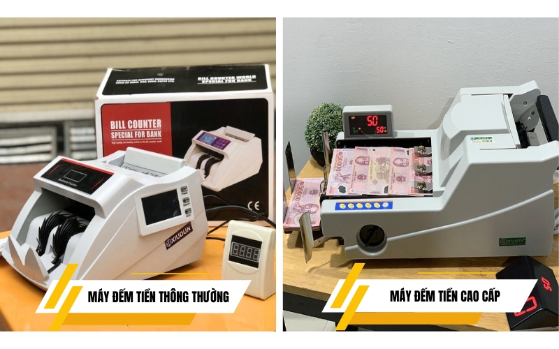 Phân loại máy đếm tiền