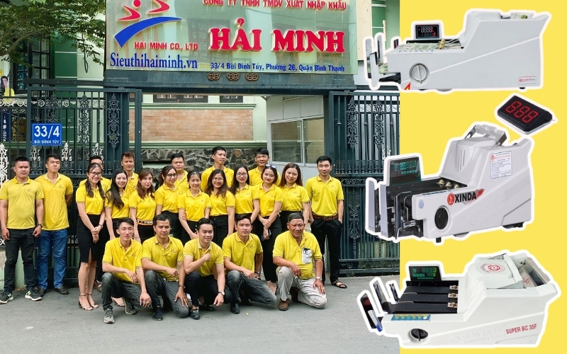 Siêu Thị Hải Minh – Địa chỉ uy tín cho máy đếm tiền Xinda chính hãng
