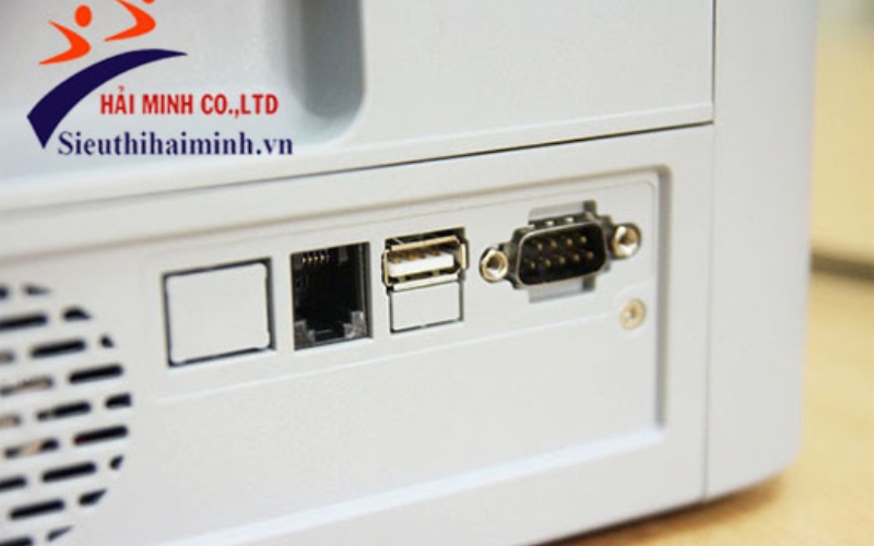 Các cổng kết nối phía sau máy
