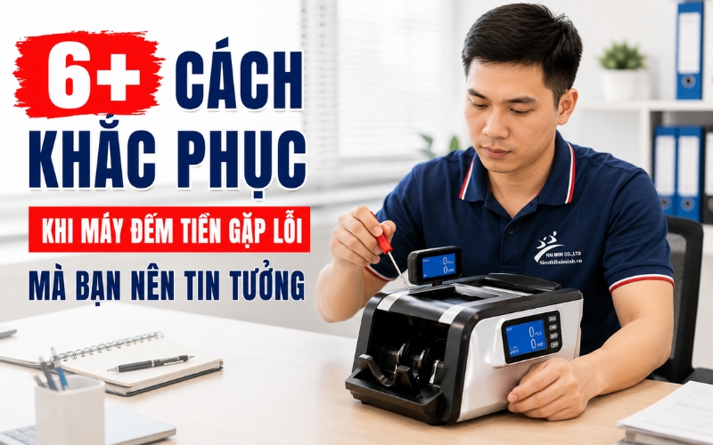 6+ cách khắc phục khi máy đếm tiền gặp lỗi mà bạn nên tin tưởng
