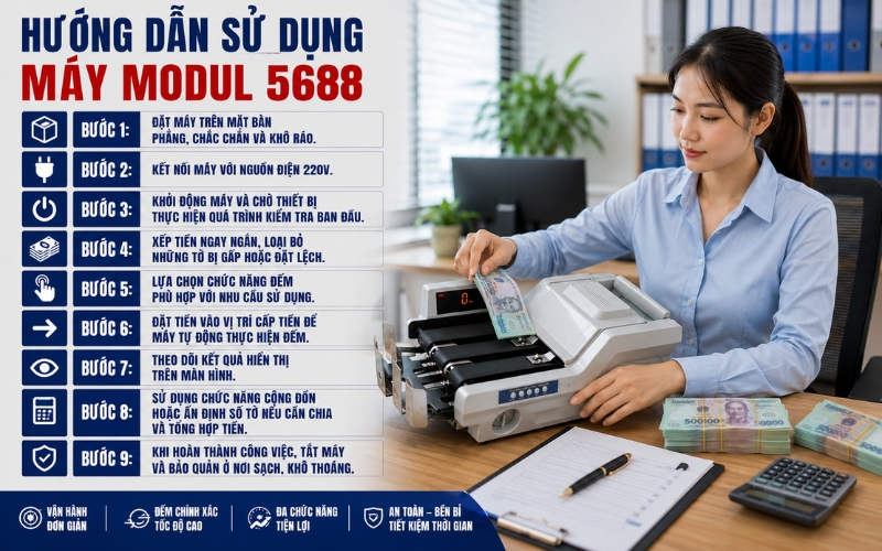 Hướng dẫn sử dụng máy Modul 5688