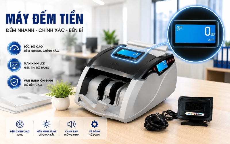 Màn hình hiển thị rõ, dễ quan sát