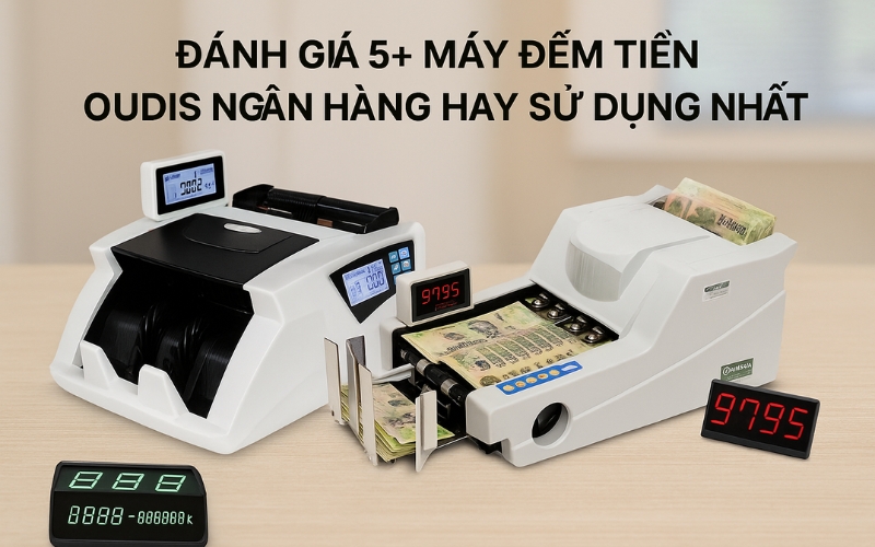 Đánh giá 5+ máy đếm tiền Oudis ngân hàng hay sử dụng nhất