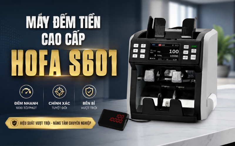 Máy đếm tiền đa chức năng HOFA S601