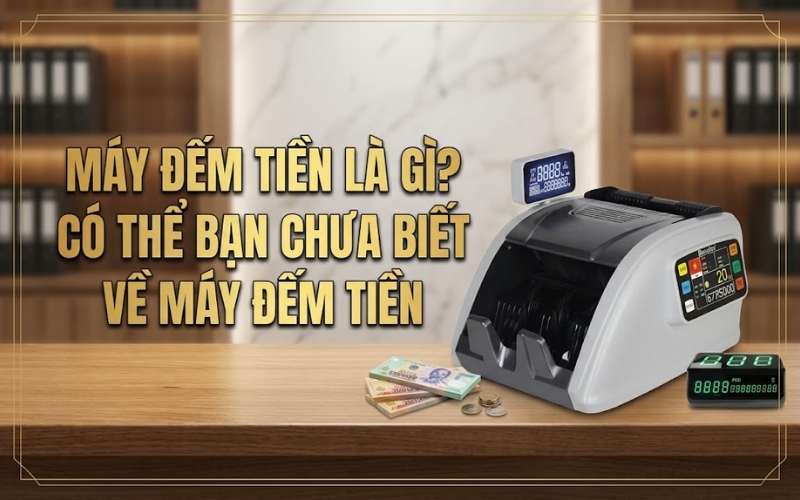 Máy Đếm Tiền Là Gì? Có Thể Bạn Chưa Biết Về Máy Đếm Tiền