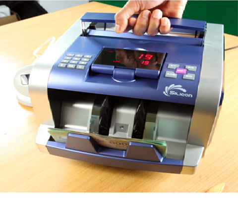 máy đếm tiền silicon MC2300 trọng lượng nhẹ