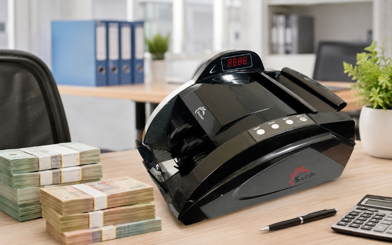 Máy đếm tiền Silicon MC-B528