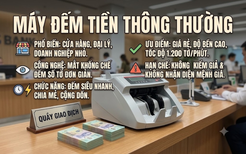 may dem tien thông thường