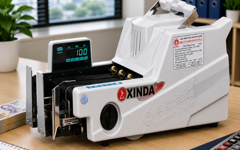 Máy đếm tiền Xinda BC 21F