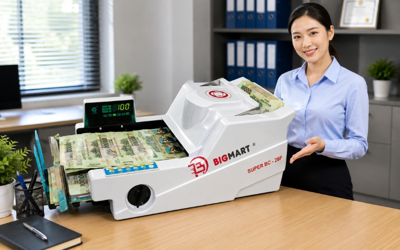 Máy đếm tiền Xinda SUPER BC-28F