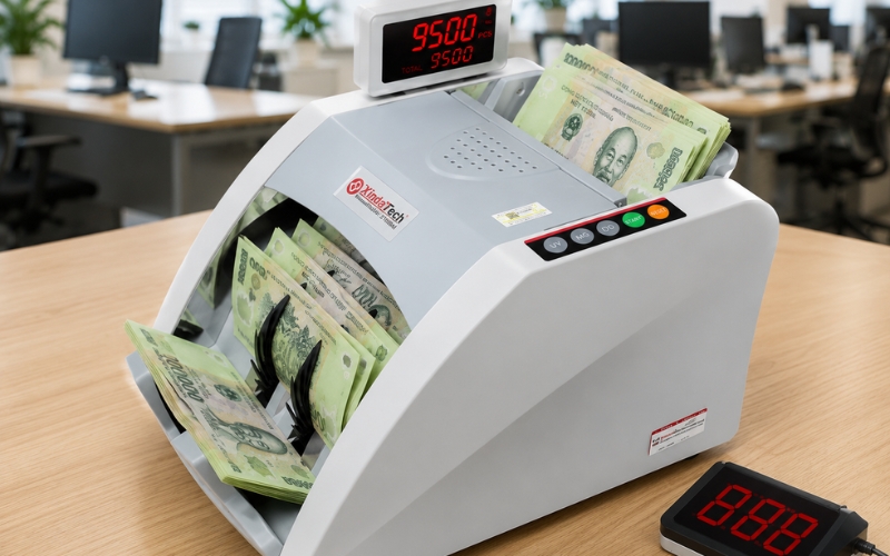 Máy đếm tiền Xinda Tech 9900 chất lượng cao