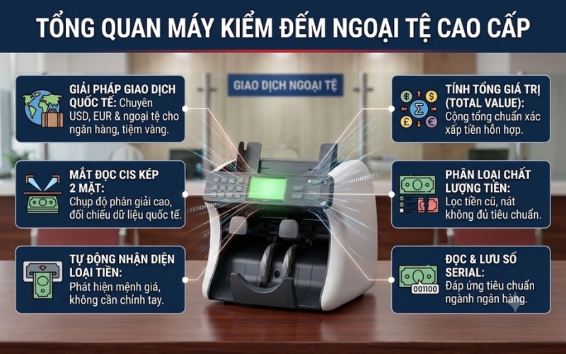 Máy kiểm đếm ngoại tệ