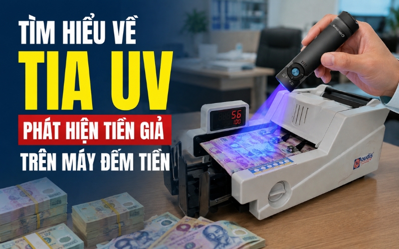 Tìm hiểu về tia UV phát hiện tiền giả trên máy đếm tiền