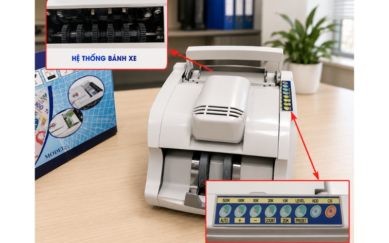 Đặc điểm nổi bật của máy đếm tiền Xinda 2166F