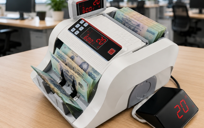 Tính năng vượt trội của may dem tien Xinda Tech 9900