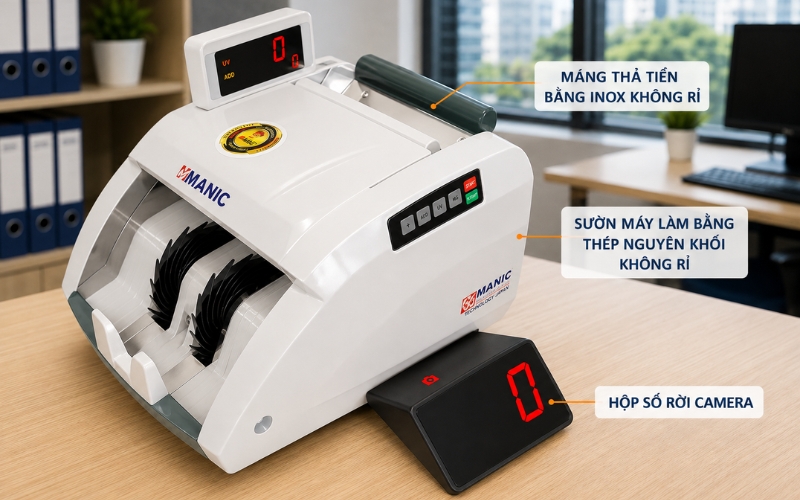 Tính năng nổi bật của đếm tiền Manic B-9500