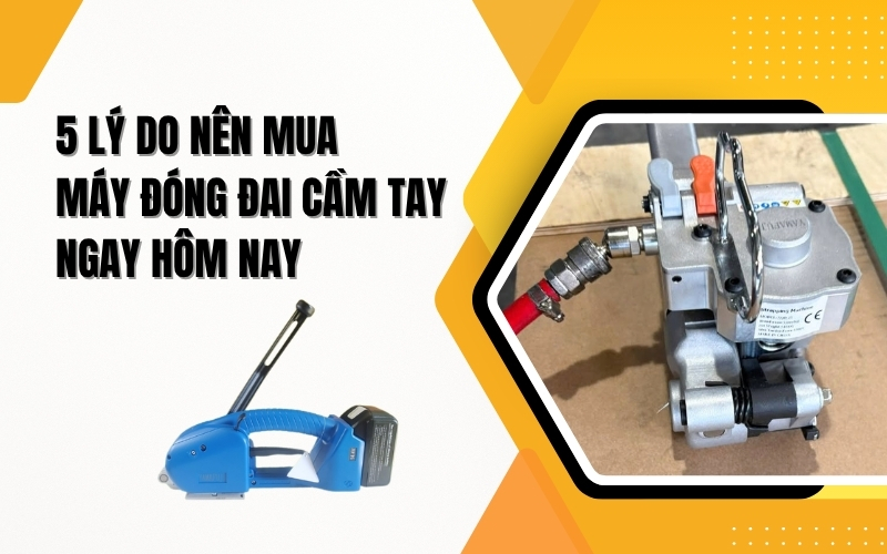 5 Lý Do Nên Mua Máy Đóng Đai Cầm Tay Ngay Hôm Nay