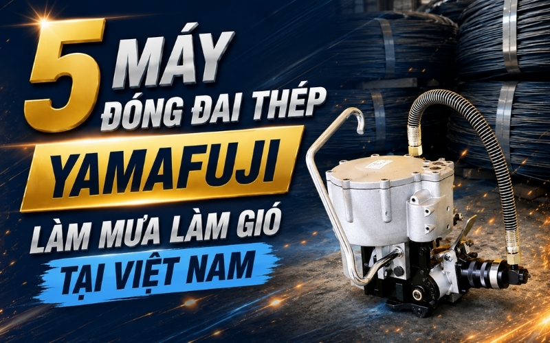 5 máy đóng đai thép Yamafuji làm mưa làm gió tại Việt Nam