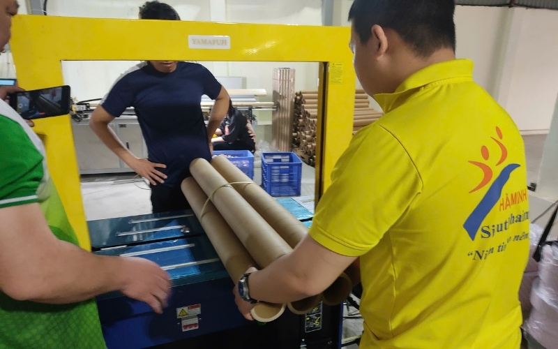 Các bước vận hành máy đóng đai tự động cơ bản 