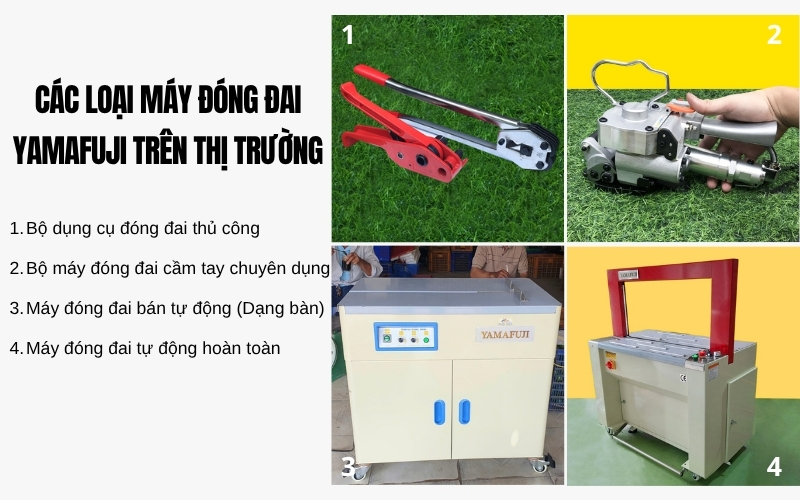 Các loại máy đóng đai Yamafuji trên thị trường