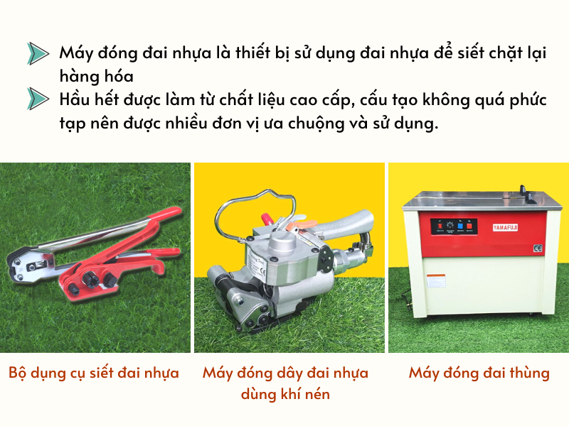 Các loại máy siết đai nhựa hiện nay