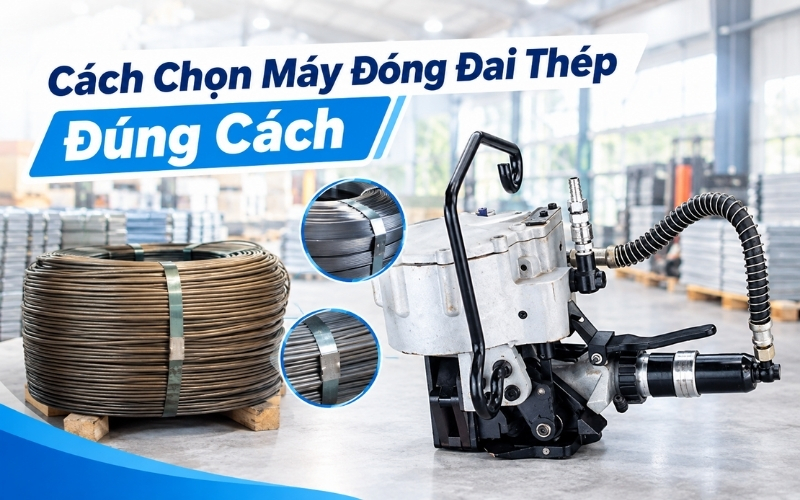 Cách Chọn Máy Đóng Đai Thép Đúng Cách