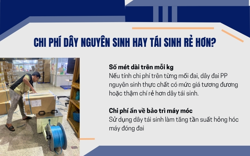 Chi phí dây nguyên sinh hay tái sinh rẻ hơn?