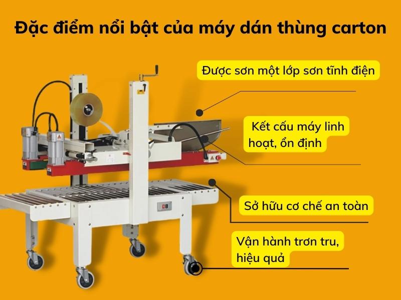 Đặc điểm nổi bật của máy dán thùng carton bạn cần biết!