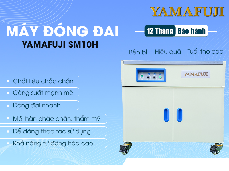 Ưu điểm nổi bật của máy đóng đai Yamafuji SM10H