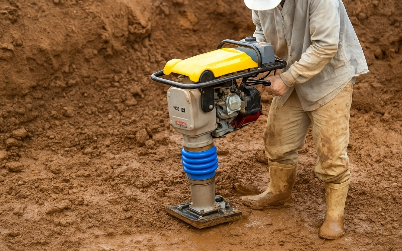 Đầm cóc HCR 125 (Động cơ Honda GX160)