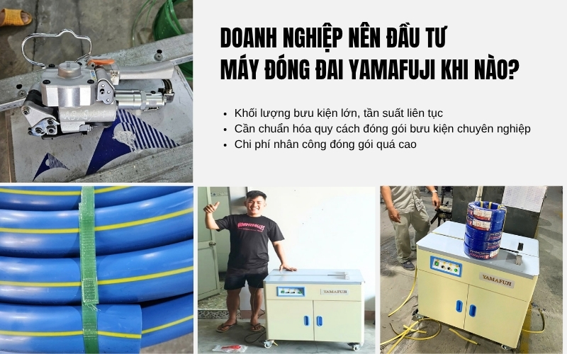 Doanh nghiệp nên đầu tư máy đóng đai Yamafuji khi nào