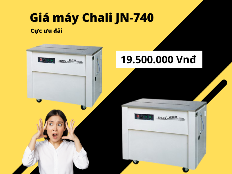 Máy đóng đai JN-740 giá cực ưu đãi