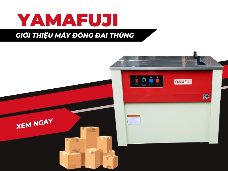 Giới Thiệu Máy Đóng Đai Thùng Tự Động Mới Nhất Của Yamafuji