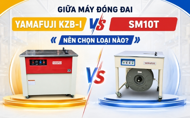 Giữa máy đóng đai Yamafuji KZB-I và SM10T nên chọn loại nào