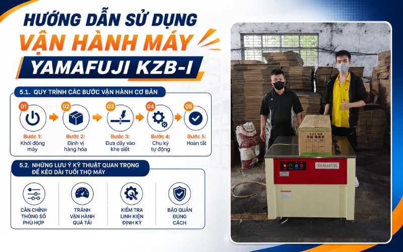 Hướng dẫn sử dụng vận hành máy Yamafuji KZB-I