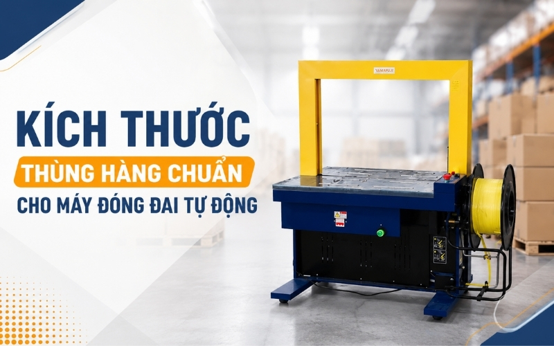 Kích Thước Thùng Hàng Chuẩn Cho Máy Đóng Đai Tự Động