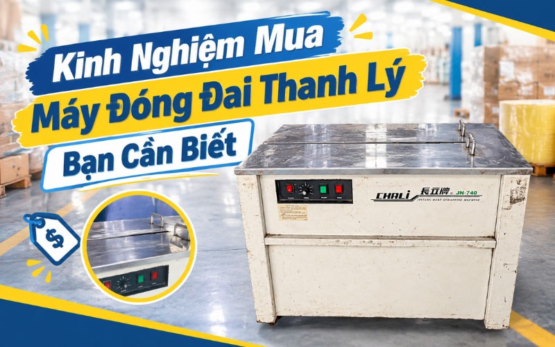 Kinh Nghiệm Mua Máy Đóng Đai Thanh Lý Bạn Cần Biết