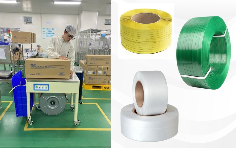 Kinh nghiệm chọn dây đai phù hợp với máy đóng đai thùng carton