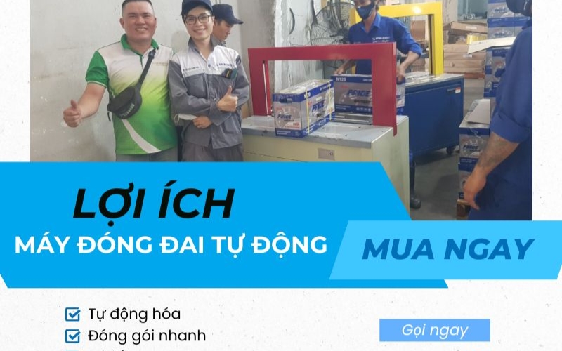 Lợi ích của việc mua máy đóng đai tự động Yamafuji AP8040