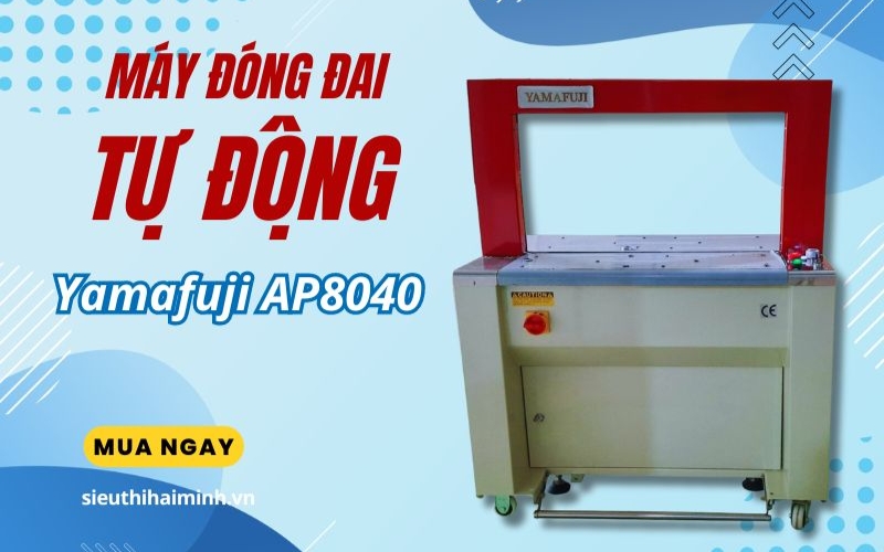 Lý do doanh nghiệp nên dùng máy đóng đai tự động Yamafuji AP8040