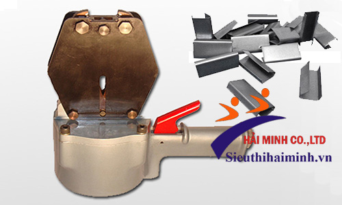 Máy bấm bọ sắt đóng đai thép khí nén PPT SPSR-32H đong đai nhanh